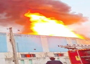 ચિત્રા જીઆઇડીસીમાં ટાયર અને ફરસાણના ગોડાઉનમાં ભીષણ આગ ભભુકી | A massive fire broke out in a tire and…
