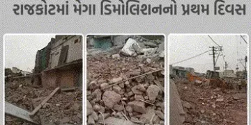 રાજકોટમાં મનપાનું મેગા ઓપરેશન: નદીના પટમાં 1119 ગેરકાયદે બાંધકામો પર બુલડોઝર ફર્યું, 7 દિવસમાં નવો ર…