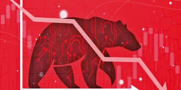 સેન્સેકસ 1068 પોઈન્ટ ગબડી 82225 | Sensex plunges 1068 points to 82225