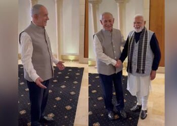 નેતન્યાહૂએ પીએમ મોદીને ચોંકાવ્યા, નહેરુ જેકેટ સ્ટાઈલ ભારતીય વસ્ત્રો પહેરીને ડીનર કર્યું | pm modi is…