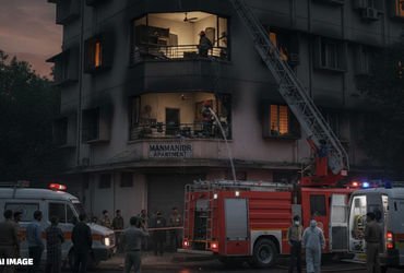 રાજકોટ: મનમંદિર એપાર્ટમેન્ટમાં મોડી રાત્રે ભીષણ આગ, ગૂંગળામણને કારણે માતા-પુત્રનું કરુણ મોત | rajkot…