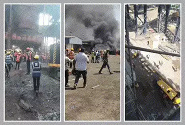 પાણીપત IOCLમાં વિરોધના પડઘા ગુજરાતમાં પડ્યા: હજીરામાં L&Tના કર્મચારીઓનો ઉગ્ર વિરોધ | 5 000 L&T Worke…