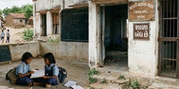 છેલ્લા બે વર્ષમાં ગુજરાતમાં 75 સરકારી શાળાઓને તાળાં મારી દેવાયા, શિક્ષણ વિભાગની કબૂલાત | gujarat edu…