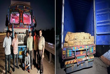 મુંબઈ-દિલ્હી એક્સપ્રેસ હાઈવે પરથી રૂ.1.47 કરોડનો દારૂ ભરેલી ટ્રક પકડાઈ | Truck loaded with liquor wo…