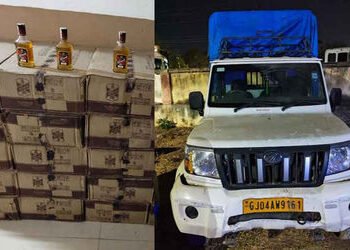 ધ્રાંગધ્રામાં બિનવારસી બોલેરોમાંથી 3 લાખનો દારૂ ઝડપાયો | Liquor worth Rs 3 lakh seized from illegal …
