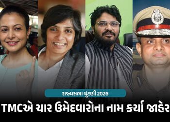 રાજ્યસભા ચૂંટણી : TMCએ ચાર ઉમેદવારોના નામ જાહેર કર્યા, બંગાળી અભિનેત્રીની રાજકારણમાં એન્ટ્રી | TMC A…