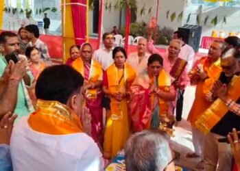 અંબાજી – શ્રી રામ – કૃષ્ણ પરિવાર નો પ્રાણ પ્રતિષ્ઠા કાર્યક્રમ આજ થી શરૂ…..