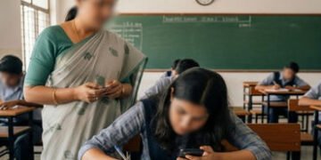 અમદાવાદ: ધો.12ની પરીક્ષામાં વિદ્યાર્થિની મોબાઈલ સાથે ઝડપાઈ, કૉપી કેસ નોંધાયો, ખંડ નિરીક્ષક સસ્પેન્ડ …