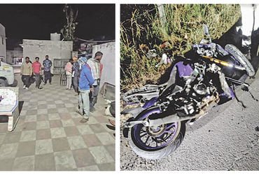 અજાણ્યા વાહને બાઇકને ટક્કર મારતા ખેડાના કંથરઇ ગામના યુવકનું મોત | A youth from Kantharai village in …