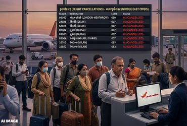 યુદ્ધ વચ્ચે મિડલ ઈસ્ટમાં અનેક ભારતીયો ફસાયા! ઈન્ડિગો-એર ઈન્ડિયાની 400થી વધુ ફ્લાઈટ્સ રદ | india canc…