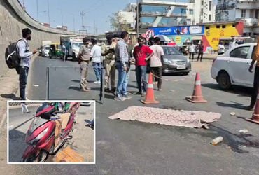 હિંમતનગર: મોતીપુરા સર્વિસ રોડ પર અજાણ્યા વાહનની ટક્કરે પિતાની નજર સામે જ પુત્રનું મોત | Himmatnagar …