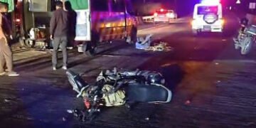 અમરેલી: ભાવનગર-સોમનાથ નેશનલ પર ગમખ્વાર અકસ્માત, બે યુવાનોના મોત | Jafrabad: Two Dead in Bhavnagar So…