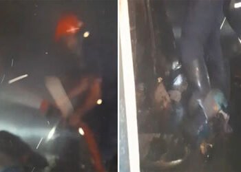 વડોદરા નજીક આલમગઢ ગામે પરોઢિયે મકાનમાં ભીષણ આગ, પરિવારનો બચાવ | massive fire broke out in a house in…