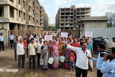 લાઇટ બિલ નહીં ભરતા સાંઇનાથ કન્સ્ટ્રક્શન સાઈટના 80 પરિવારોની લાઈટ, પાણી, લિફ્ટની સુવિધા છીનવાતા હેરાન…