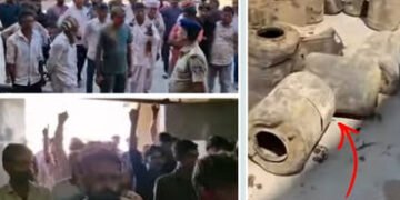 VIDEO | પાટણ: રખાવમાં ‘જનતા રેડ’ બાદ પોલીસ સ્ટેશનમાં જ દારૂની રેલમછેલ! ધારાસભ્યએ ગામલોકો સાથે પોલીસ …