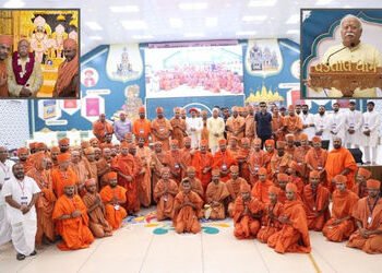 વડતાલધામમાં સેવા, સંસ્કાર અને સત્સંગનો ત્રિવેણી સંગમ: RSS વડા મોહન ભાગવતે લક્ષ્મીનારાયણ દેવના આશીર્વ…