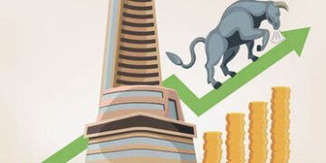 સેન્સેક્સ 900 પોઈન્ટ ઉછળીને 80015 | Sensex jumps 900 points to 80015