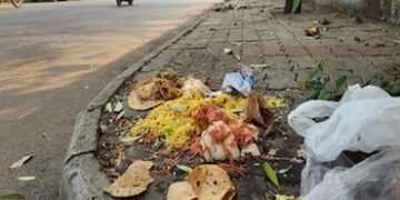 રસ્તા વચ્ચે વધેલો ખોરાક નાખવાની પ્રવૃતિ યથાવત | The practice of throwing leftover food on the road c…