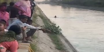 સમા કેનાલમાં ડૂબેલા યુવકને શોધવા ફાયર બ્રિગેડની ત્રણ ટીમ ઉપરાંત SDRFની મદદ લેવાઈ | 3 fire brigade te…