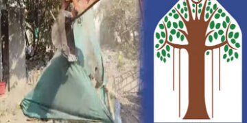 વડોદરાના ગોરવા-મધુ નગર પાસે દુકાનનું વધારાનું ગેરકાયદે બાંધકામ દબાણ શાખાએ તોડી પાડ્યું | Estate depa…