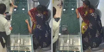 અમદાવાદના એક જ્વેલર્સમાં ગ્રાહક બનીને આવેલી મહિલાઓ સોનાની બુટ્ટીઓ ચોરી ફરાર, CCTV તપાસતા ભાંડો ફૂટ્ય…