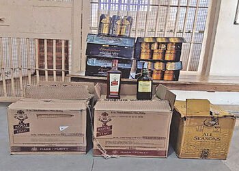 દરબારગઢ પાસે પડતર જગ્યામાંથી 1 લાખનો દારૃ ઝડપાયો | Liquor worth Rs 1 lakh seized from abandoned land…