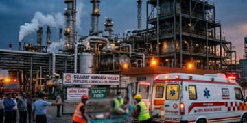 ભરૂચની GNFC કંપનીમાં દુર્ઘટના, ગરમ રાખ ઉડતા 8 શ્રમિકો દાઝ્યા, સારવાર માટે હોસ્પિટલ ખસેડાયા | bharuch…