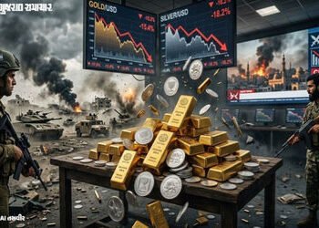 ચાંદીમાં 8 હજારનો ભાવવધારો, સોનું પણ થયું મોંઘું! ક્રૂડ ઓઈલની કિંમત ક્રેશ: યુદ્ધ વચ્ચે ઉથલપાથલ | Gol…