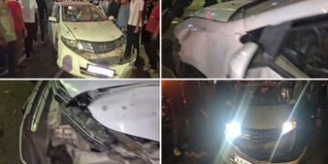 વડોદરામાં અમિત નગર સર્કલ પાસે પિતાની કાર લઈ નીકળેલા સગીરે બાઈક સવાર દંપતિ અને ટેમ્પાને ટક્કર મારી | …