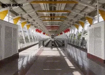 ગાંધીનગરના મહાત્મા મંદિર મેટ્રો સ્ટેશનથી કેપિટલ રેલવે સ્ટેશન વચ્ચે બનાવાયું ઓટોમેટિક વોકિંગ ટ્રાવેલે…