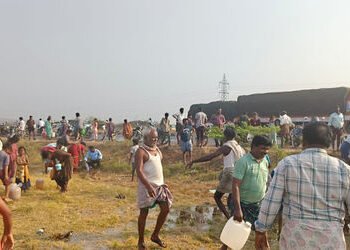 ટેન્કરમાંથી ૨૧૦૦૦ લિટર ઘી ઢોળાયું, લોકો વાસણ લઇને દોડયા | 21 000 liters of ghee spilled from a tanke…