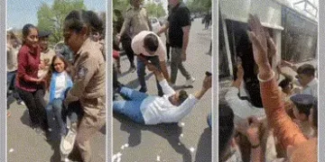 ગુજરાત યુનિવર્સિટીમાં ભરતી પ્રક્રિયા મુદ્દે NSUIનો દેખાવો, સિનિયર ક્લાર્કની ભરતીમાં ગોલમાલની ફરિયાદ …