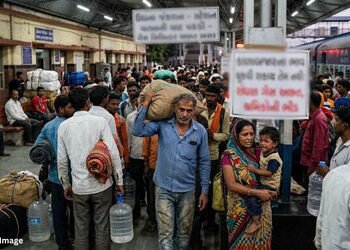 ગેસની અછત વચ્ચે શ્રમિકોએ વતનની વાટ પકડી, ટેક્સટાઈલ-ઉદ્યોગમાં કારીગરોની અછતની ભીતિ | Gas Shortage in …