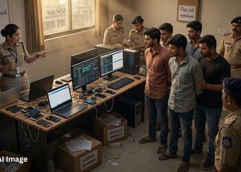 અમદાવાદમાં કેનેડિયન નાગરિકોને ખંખેરતું ફેક કોલ સેન્ટર ઝડપાયું, ચાંદખેડામાં ચાલતું નેટવર્ક | Fake Cal…