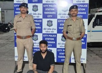 વડોદરામાં પૂરપાટ દોડતી કારે અનેક વાહનોને ઉડાવ્યાં, મહિલા સહિત બે ઈજાગ્રસ્ત, કારચાલકની અટકાયત | Vadod…