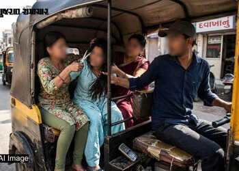 અમદાવાદમાં રિક્ષામાં લવ ટ્રાયંગલ! એક જ પ્રેમી માટે બે પ્રેમિકાઓ બાખડી, એકે બીજીના વાળ કાપી નાંખ્યા |…