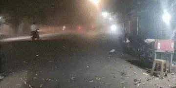 છોટાઉદેપુરમાં ભાજપ પ્રદેશ અધ્યક્ષના આગમન પૂર્વે જ કુદરતનો પ્રકોપ, વિશાળ ડોમમાં મોટું નુકસાન | Chhota…