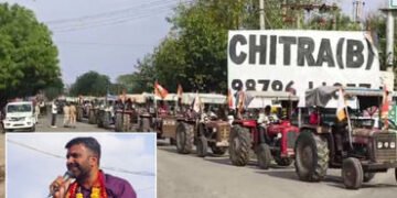 150 ટ્રેક્ટર સાથે રાજુ કરપડાની કિસાન સંકલ્પ યાત્રા: અમરેલી-ધારી બાદ ગોપાલ ઇટાલિયાના ગઢ વિસાવદરમાં સભ…
