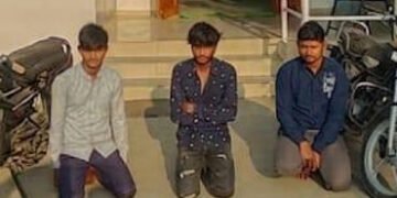 અમરેલી જિલ્લામાં હત્યા નિપજાવી  દાગીના લૂંટતી ત્રિપુટી પકડાઈ