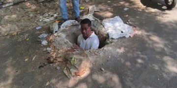 સુસેન સર્કલ પાસે ત્રણ દિવસથી ગટરનું ઢાંકણું તૂટેલું, દુર્ઘટનાનો ભય | The drain cover near Susan Circ…