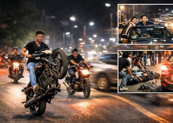 સોશિયલ મીડિયાક્રેઝે યુવાનોને બનાવ્યા સ્ટેટબાજ, ટ્રાફિક નિયમોની ખુલ્લેઆમ અવગણના | Social media craze …