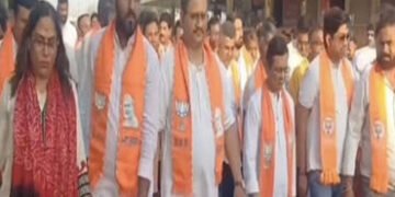 શહીદ દિને વડોદરા શહેરમાં સવારે પ્રભાતફેરી યોજાઈ : ભાજપના આગેવાનોએ શ્રદ્ધાંજલિ આપી | prabhat feri was…