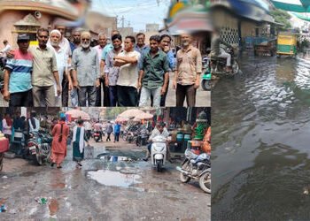લીંબડીના બાહેલાપરામાં 30 વર્ષથી ગટર ઉભરાવાની સમસ્યાથી વેપારીઓમાં રોષ | Traders are angry over the pr…