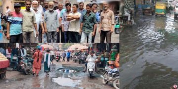 લીંબડીના બાહેલાપરામાં 30 વર્ષથી ગટર ઉભરાવાની સમસ્યાથી વેપારીઓમાં રોષ | Traders are angry over the pr…