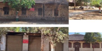 જૂની કલેક્ટર કચેરી પરિસરમાં વર્ષો જૂની સરકારી ઇમારતો ભયગ્રસ્ત હાલતમાં | Old government buildings in …