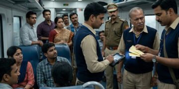 અમદાવાદમાં નકલી ટિકિટ રેકેટ પકડાયું, એક્સપ્રેસ ટ્રેનમાં એક જ નંબરની ટિકિટ સાથે 15 પકડાયા | Fake Rail…