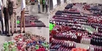 વડોદરા પોલીસે વધુ 16 લાખના દારૂ ઉપર રોલર ફેરવ્યું | Vadodara police destroy liquor worth Rs 16 lakh …