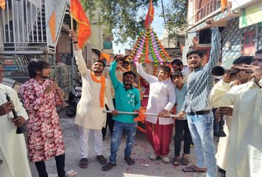 વિરમગામમાં રામનવમી નિમિત્તે શોભાયાત્રા નીકળી | A procession was taken out in Viramgam on the occasio…