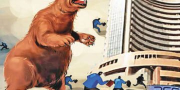 બ્લેક ફ્રાઈડે : સેન્સેક્સ 1690 પોઈન્ટ ખાબકી 73583 | Black Friday: Sensex falls 1690 points to 73583