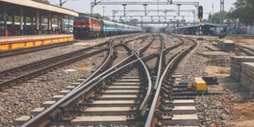 પ્રતાપનગર રેલવે સ્ટેશન પર ટ્રેક સુધારણા કાર્ય પૂર્ણ | Track improvement work completed at Pratapnaga…